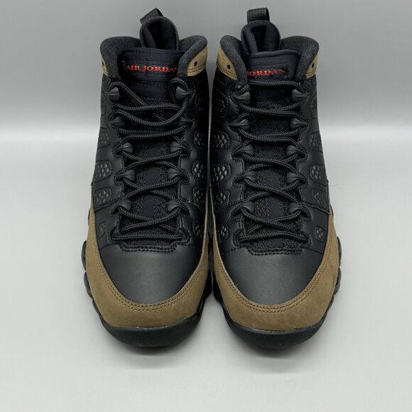 Nike Air Jordan 9 Retro GS Black Olive HV4574 030 Size 4Y Sneakers Womens Sz 5.5 - Picture 3 of 9